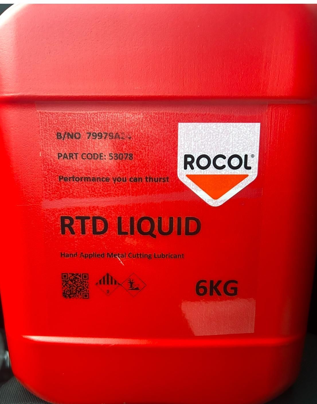 ROCOL RTD LIQUID Klavuz Çekme Yağı 6 kg