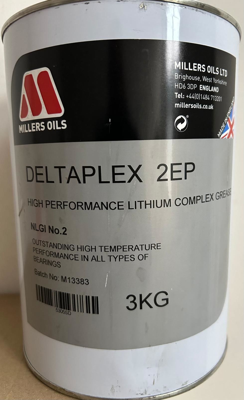 Lityum Kompleks Kırmızı Gres 3 kg Millers Oils Deltaplex 2EP