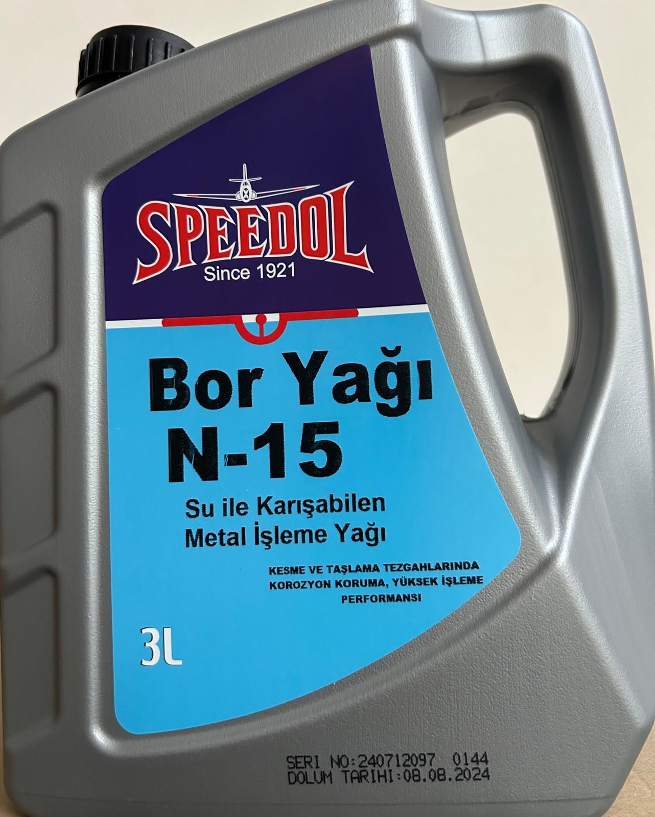 Boryağ  3 LT Speedol N 15